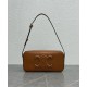 Replica Celine Camera Borsa A Spalla Cuir Triomphe In Pelle Di Vitello Liscia Caffè