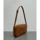 Replica Celine Camera Borsa A Spalla Cuir Triomphe In Pelle Di Vitello Liscia Caffè