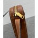 Replica Celine Camera Borsa A Spalla Cuir Triomphe In Pelle Di Vitello Liscia Caffè