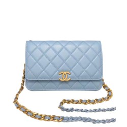 Portafoglio Con Catena 33814-115 Blu