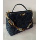 Replica Borsa con zip Fendi O'Lock 8BR805 blu Replica Borsa con zip Fendi O'Lock 8BR805 blu