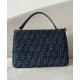 Replica Borsa con zip Fendi O'Lock 8BR805 blu Replica Borsa con zip Fendi O'Lock 8BR805 blu