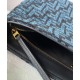 Replica Borsa con zip Fendi O'Lock 8BR805 blu Replica Borsa con zip Fendi O'Lock 8BR805 blu