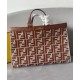 Replica Fendi X-Tote Bag 8BH374 Caffè