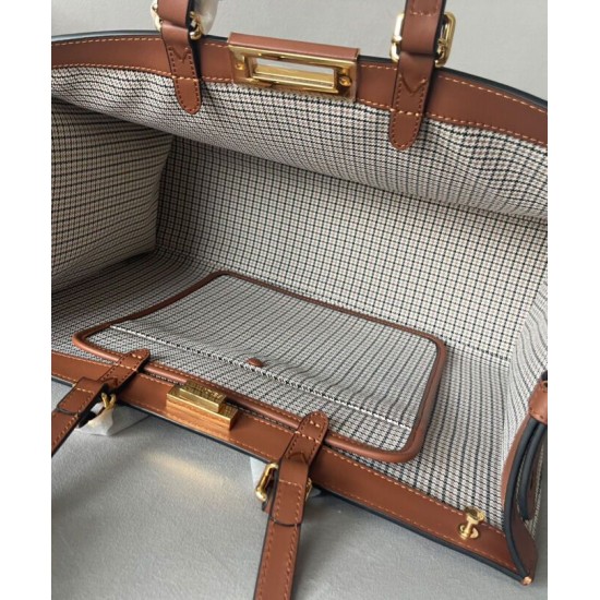 Replica Fendi X-Tote Bag 8BH374 Caffè