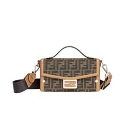 Fendi Baguette Soft Trunk Bag 7VA565 Caffè