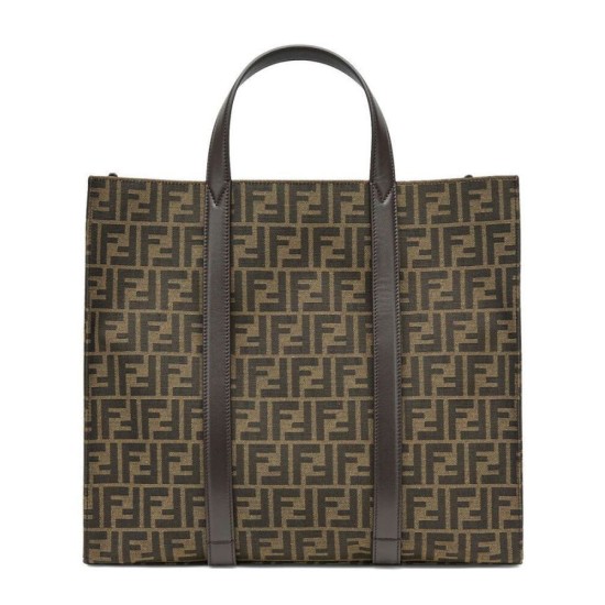 Replica Borsa Shopper Fendi 7VA390 Caffè Replica Borsa Shopper Fendi 7VA390 Caffè