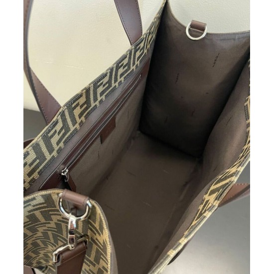 Replica Borsa Shopper Fendi 7VA390 Caffè Replica Borsa Shopper Fendi 7VA390 Caffè