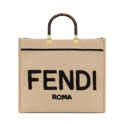 Borsa tote media Fendi Sunshine 8BH386 Albicocca