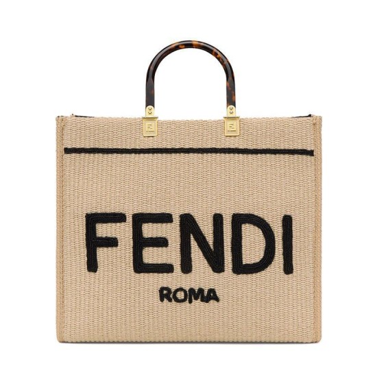 Replica Borsa tote media Fendi Sunshine 8BH386 Albicocca Replica Borsa tote media Fendi Sunshine 8BH386 Albicocca
