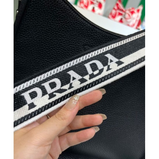 Replica Borsa Hobo Prada 1BC073 Nera Replica Borsa Hobo Prada 1BC073 Nera