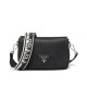Replica Borsa a tracolla Prada 1BD314 nera Replica Borsa a tracolla Prada 1BD314 nera