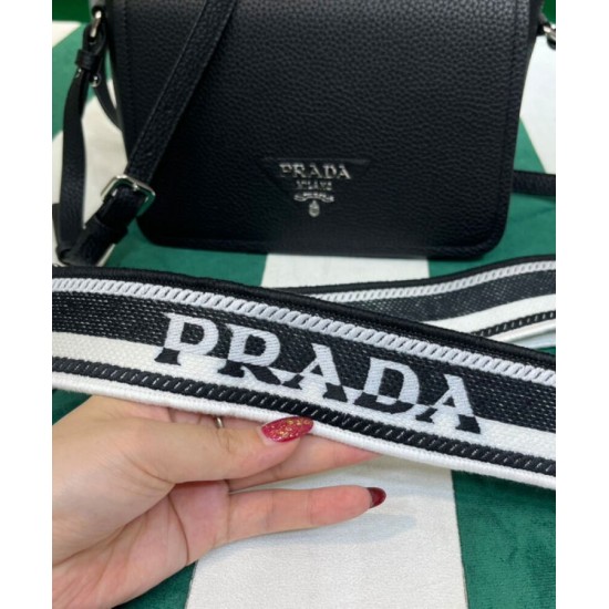 Replica Borsa a tracolla Prada 1BD314 nera Replica Borsa a tracolla Prada 1BD314 nera