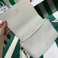 Borsa a tracolla Prada 1BD314 bianca