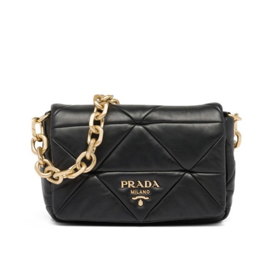 Replica Borsa a tracolla Prada System Nappa Patchwork 1BD328 nera Replica Borsa a tracolla Prada System Nappa Patchwork 1BD328 nera