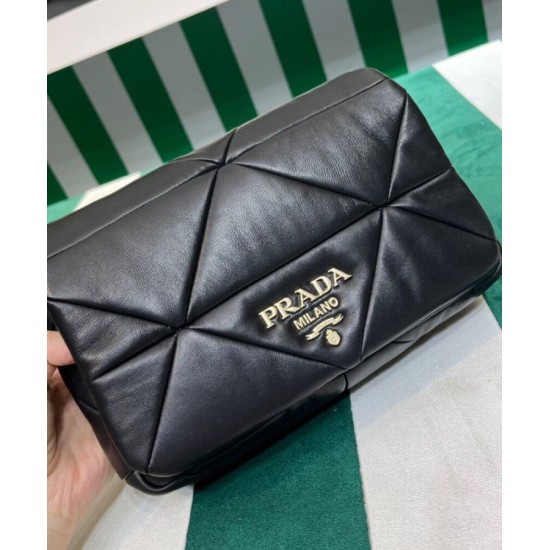Replica Borsa a tracolla Prada System Nappa Patchwork 1BD328 nera Replica Borsa a tracolla Prada System Nappa Patchwork 1BD328 nera