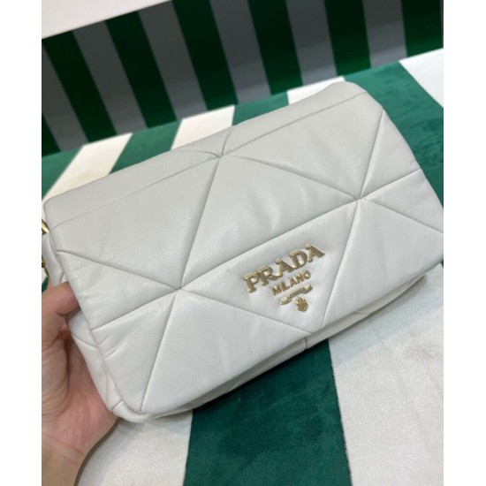 Replica Borsa a tracolla Prada System Nappa Patchwork 1BD328 bianca Replica Borsa a tracolla Prada System Nappa Patchwork 1BD328 bianca