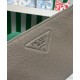 Replica Borsa a tracolla Prada 1BH050 grigia