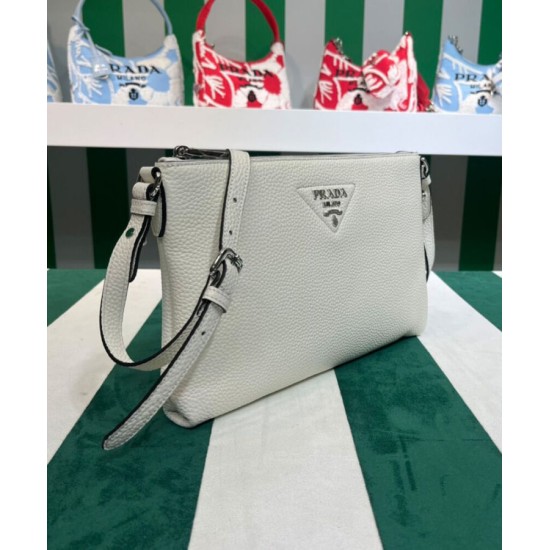 Replica Borsa a tracolla Prada 1BH050 Crema Replica Borsa a tracolla Prada 1BH050 Crema