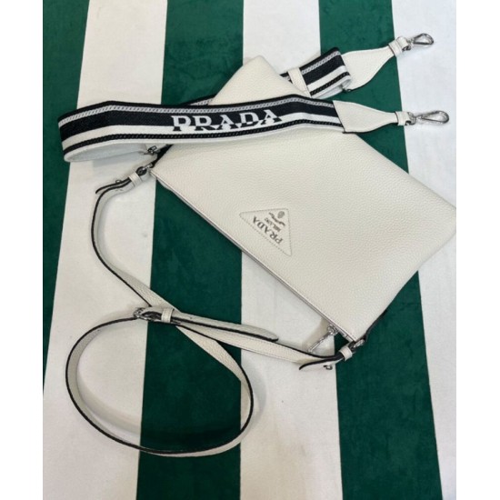 Replica Borsa a tracolla Prada 1BH050 Crema Replica Borsa a tracolla Prada 1BH050 Crema