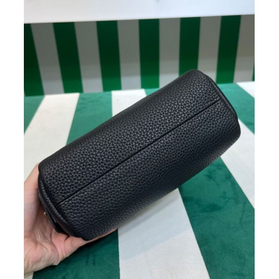 Replica Borsa a tracolla in pelle Prada 1BH187 nera