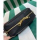 Replica Borsa a tracolla in pelle Prada 1BH187 nera