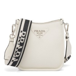 Borsa a tracolla Prada Mini 1BH191 Crema
