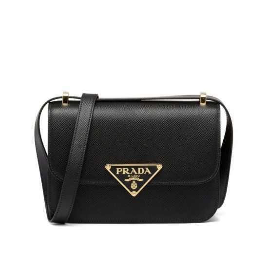 Replica Borsa a tracolla Prada Saffiano nera Replica Borsa a tracolla Prada Saffiano nera