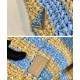 Replica Prada Borsa tote grande in rafia blu Replica Prada Borsa tote grande in rafia blu