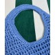 Replica Borsa tote in rafia Prada blu Replica Borsa tote in rafia Prada blu