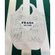 Replica Prada Borsa tote in rafia Crema Replica Prada Borsa tote in rafia Crema