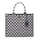 Replica Prada Borsa grande in tessuto jacquard Prada Symbole blu Replica Prada Borsa grande in tessuto jacquard Prada Symbole blu