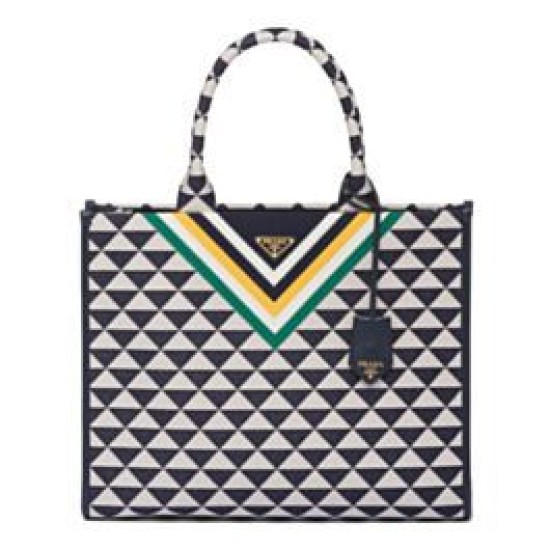 Replica Borsa Prada Symbole In Tessuto Jacquard Blu Scuro Replica Borsa Prada Symbole In Tessuto Jacquard Blu Scuro