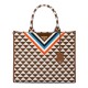 Replica Prada Symbole Borsa in Tessuto Jacquard Caffè Replica Prada Symbole Borsa in Tessuto Jacquard Caffè
