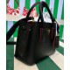 Replica Mini borsa Prada Double in pelle Saffiano nera Replica Mini borsa Prada Double in pelle Saffiano nera