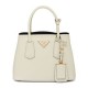 Replica Mini Borsa Prada Doppia In Pelle Saffiano Crema Replica Mini Borsa Prada Doppia In Pelle Saffiano Crema