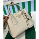 Replica Mini Borsa Prada Doppia In Pelle Saffiano Crema Replica Mini Borsa Prada Doppia In Pelle Saffiano Crema