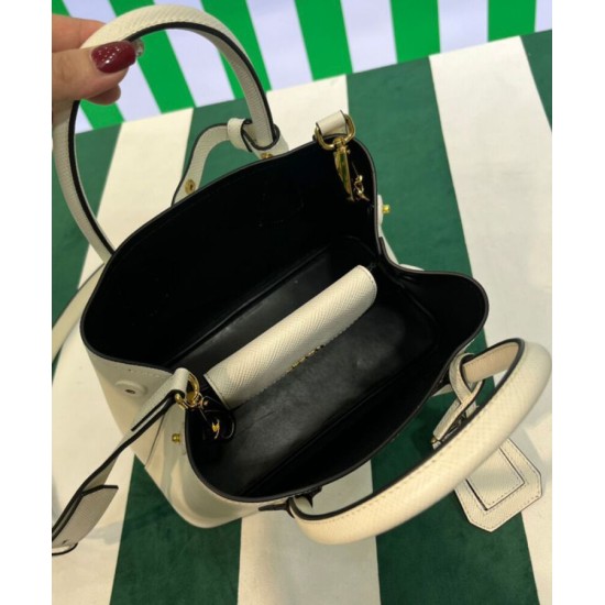 Replica Mini Borsa Prada Doppia In Pelle Saffiano Crema Replica Mini Borsa Prada Doppia In Pelle Saffiano Crema