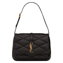 Borsa A Spalla YSL Saint Laurent Le 57 In Pelle Di Agnello Trapuntata 698567 Nera