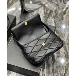 Borsa A Spalla YSL Saint Laurent Le 57 In Pelle Di Agnello Trapuntata 698567 Nera Borsa A Spalla YSL Saint Laurent Le 57 In Pelle Di Agnello Trapuntata 698567 Nera