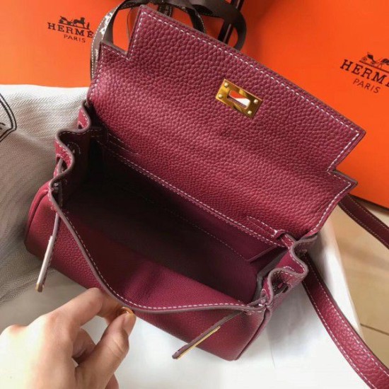 Replica Borsa Hermes Mini Kelly 20cm Bordeaux Replica Borsa Hermes Mini Kelly 20cm Bordeaux