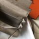 Replica Borsa Hermes Mini Kelly 20 cm grigia Replica Borsa Hermes Mini Kelly 20 cm grigia
