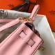 Replica Borsa Hermes Mini Kelly 20cm rosa