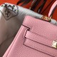 Replica Borsa Hermes Mini Kelly 20cm rosa
