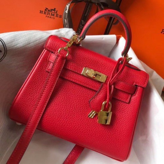 Replica Borsa Hermes Mini Kelly 20 cm rossa Replica Borsa Hermes Mini Kelly 20 cm rossa