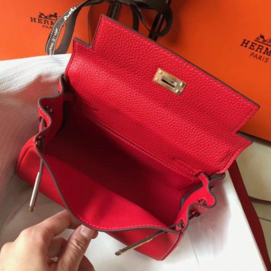 Replica Borsa Hermes Mini Kelly 20 cm rossa Replica Borsa Hermes Mini Kelly 20 cm rossa