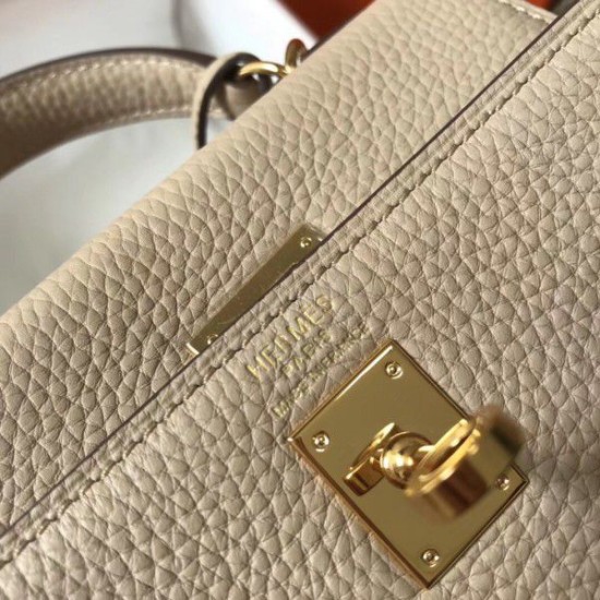 Replica Borsa Hermes Mini Kelly 20cm Beige Replica Borsa Hermes Mini Kelly 20cm Beige