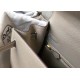 Replica Borsa Hermes Kelly 25cm Sellier Epsom in pelle grigia Replica Borsa Hermes Kelly 25cm Sellier Epsom in pelle grigia