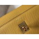 Replica Borsa Hermes Kelly 25cm Sellier Epsom in pelle gialla Replica Borsa Hermes Kelly 25cm Sellier Epsom in pelle gialla