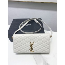 Borsa a tracolla YSL Saint Laurent bianca